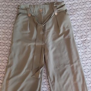 High waisted linen pants